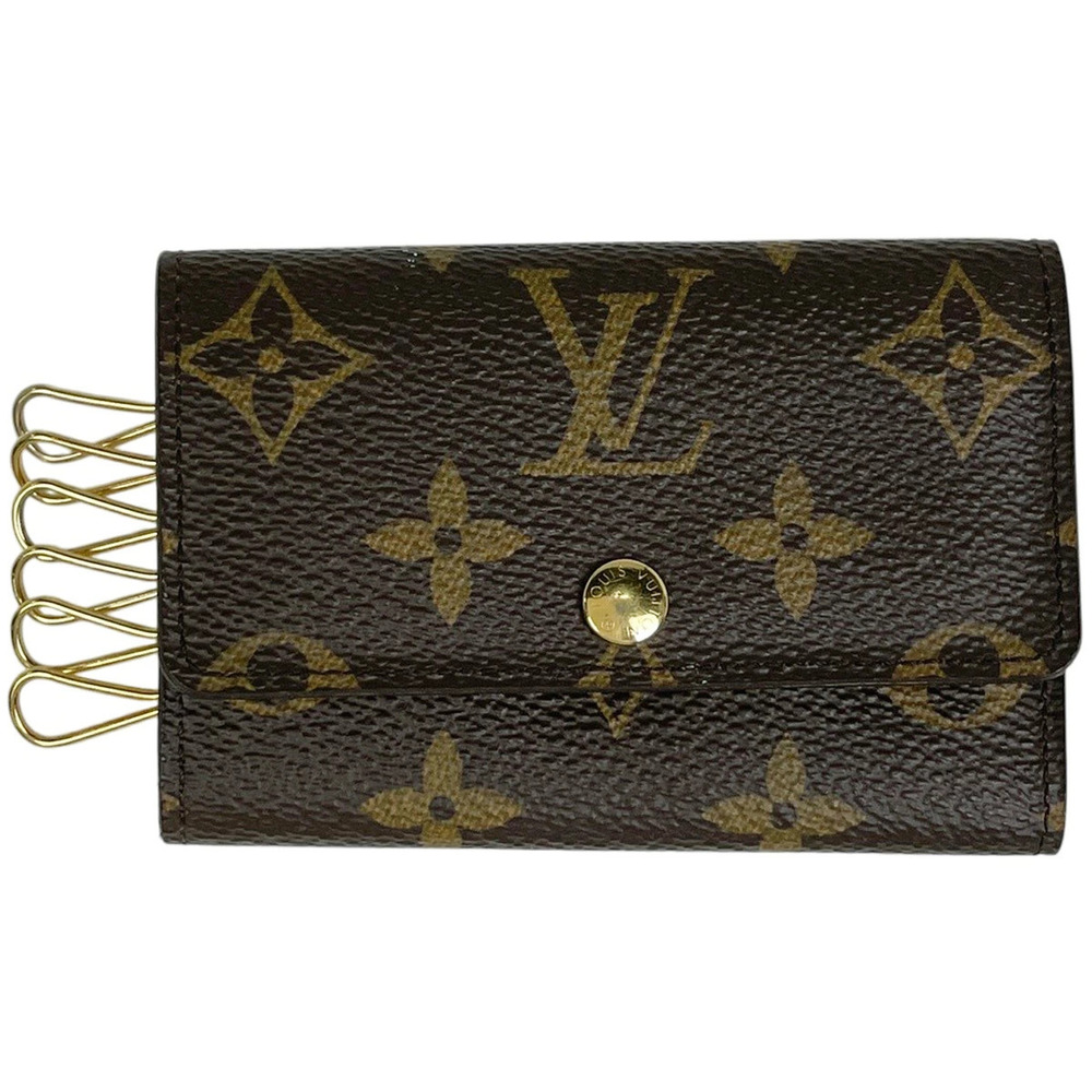 Louis Vuitton Multicles Keychain Key Hook Monogram Brown